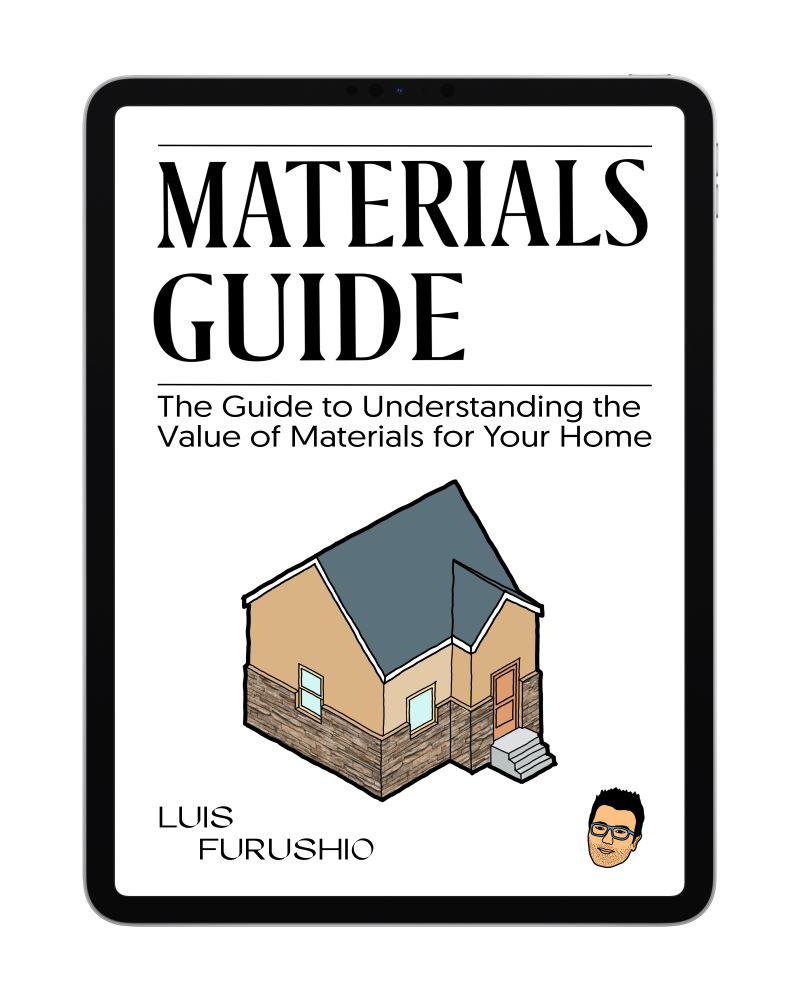 Cover of the Lighting Guide by Luis Furushio featuring a dining table with overhead lighting, a free guide on efficient lighting techniques.